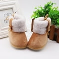 thumbnail image 3 of Lovebay Baby Girls Bowknot Bandage Cotton Booties First Walkers Outdoor Snow Shoes Toddler Warm Boots, 3 of 5
