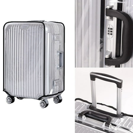 

EKOUSN Black and Friday Deals Pvc Pull Rod Protective Cover Waterproof Cover Transparent Trunk Cover