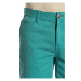 thumbnail image 2 of Wallin and Bros 10 Inch Solid Twill Flat Front Shorts, Teal, Size 30, 2 of 2