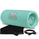thumbnail image 1 of Altavoz Bluetooth JBL Flip 6 portátil impermeable, verde azulado, 1 of 7