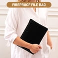 thumbnail image 5 of EXHUMKY Fireproof Document Folder for Business , Black, Material, 1 Pack - Secure Important Papers, 5 of 7
