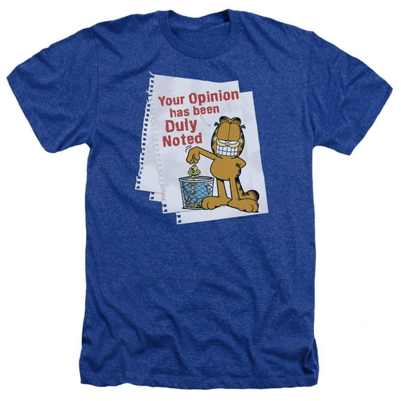 Garfield - Duly Noted - Heather Short Sleeve Shirt - Small