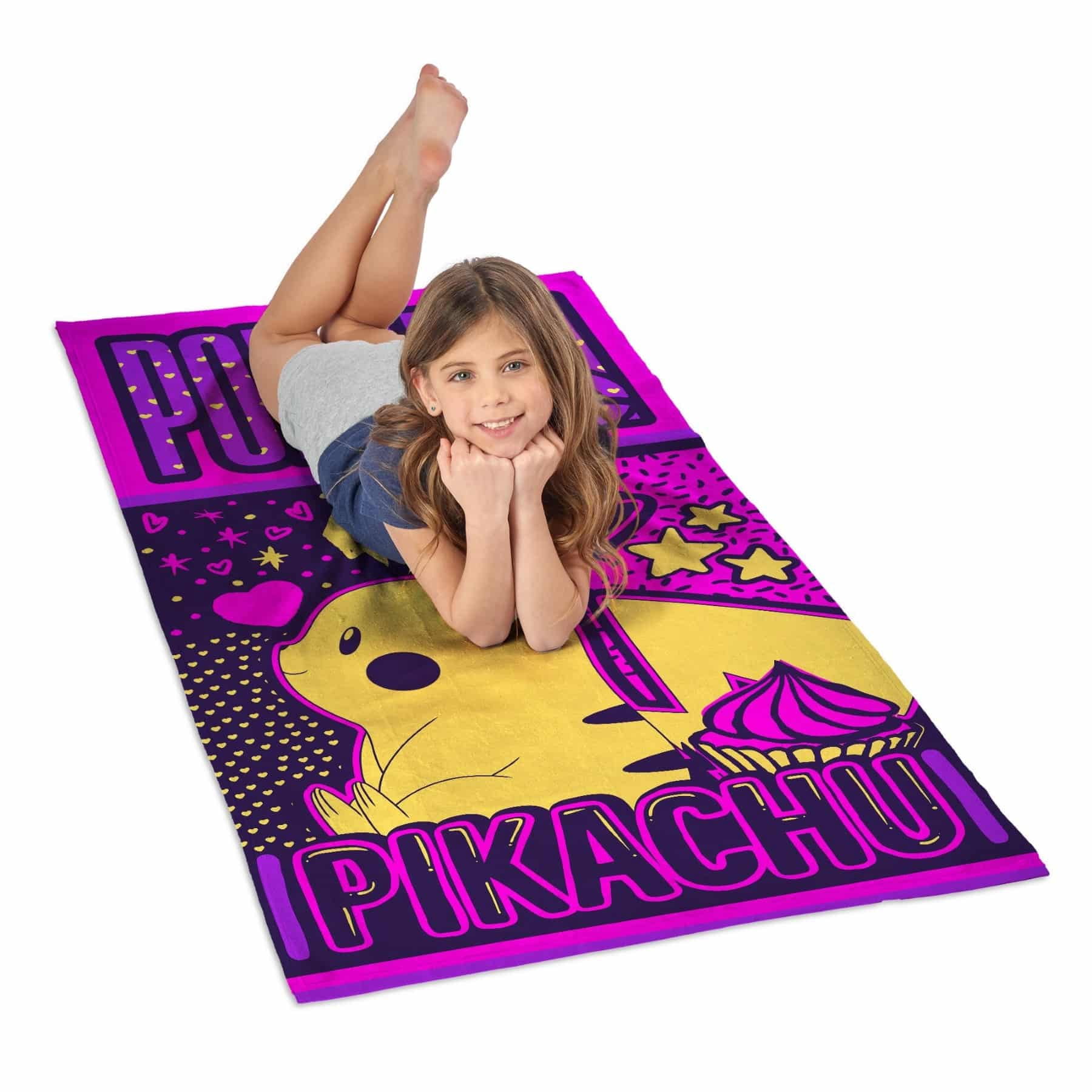 Pokemon Sweet Sumr Pika Beach Pika 2 pack Beach Towels, 30 x 60 inches