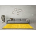 thumbnail image 3 of Ahgly Company Machine Washable Indoor Rectangle Oriental Yellow Industrial Area Rugs, 5' x 8', 3 of 4