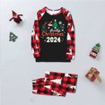 thumbnail image 3 of Black and Red Christmas Pajamas for Family, 2024 New Christmas Matching Family Pajamas Sets Xmas Pjs Adults, Kids and Babies Sleepwear, 3 of 4