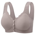 thumbnail image 2 of TAGOLD Womens Summer Plus Size Brs,Push Up Casual Bra for Womens,Women's Ladies Plus Size Seamless Ice Silk Without Rims Gathered Breathable Adjustable Underwear Bra, 2 of 3