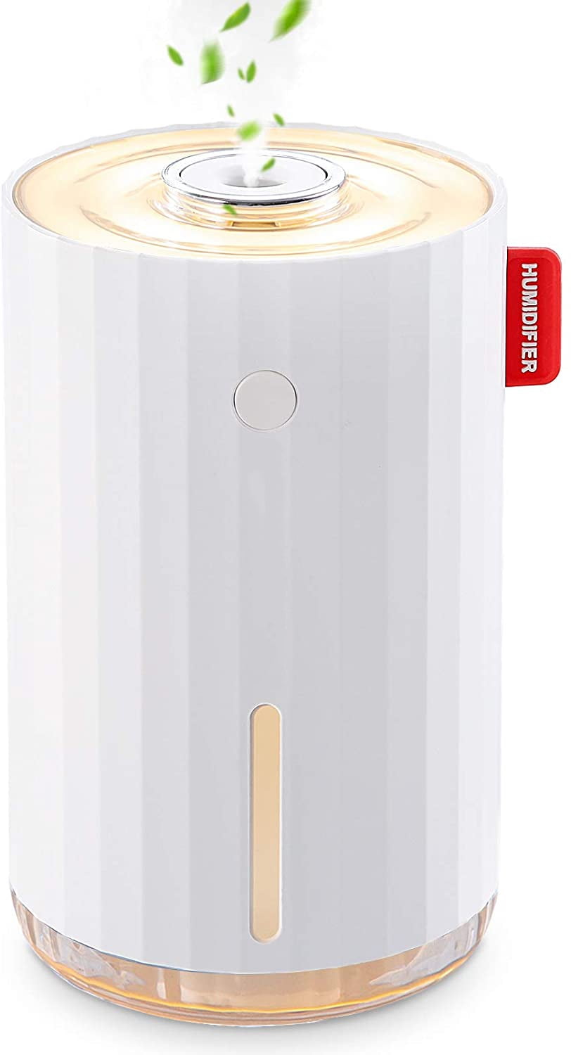 Mini Humidifier, 280ml Small Desk Humidifier, USB Personal humidifiers with 2 Mist Modes
