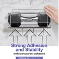 thumbnail image 4 of KINCMAX Premium Shower Caddy - Adhesive Bathroom Shower Organizer and Storage w/ 4 Hooks, 4 of 5
