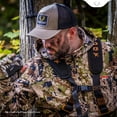 thumbnail image 3 of Gorra TenPoint Trucker gris/blanca con parche de bandera para hombre y mujer, 3 of 3