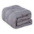 thumbnail image 1 of AeroSoft Gabriella 5-piece Microfiber Luxury Queen Comforter Set in Silver, 1 of 10