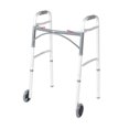 thumbnail image 1 of Drive Medical Deluxe - Andador plegable de dos botones con ruedas de 5 pulgadas Drive Medical MX NA, 1 of 7