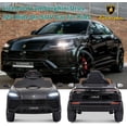 thumbnail image 4 of iYofe 12V Lamborghini Ride on Cars with Remote Control, Powered Ride on Toys with Music, USB/AUX Ports, LED Lights, 3 Speeds, 4 Wheels Electric Cars for Kids Toddlers Ages 3-5, Black, 4 of 10