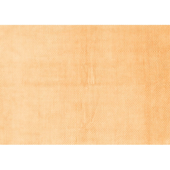 Ahgly Company Indoor Rectangle Solid Orange Modern Area Rugs, 7' x 9'