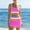 Pink, variant on YYYMEIII Bikini Set 3 Piece Swimsuits For Women Swimsuit With Skirt Women's Tankini Bathing Suits Graphic Swim Tank Top With Boyshorts Ladies Swimwear XL Watermelon Red