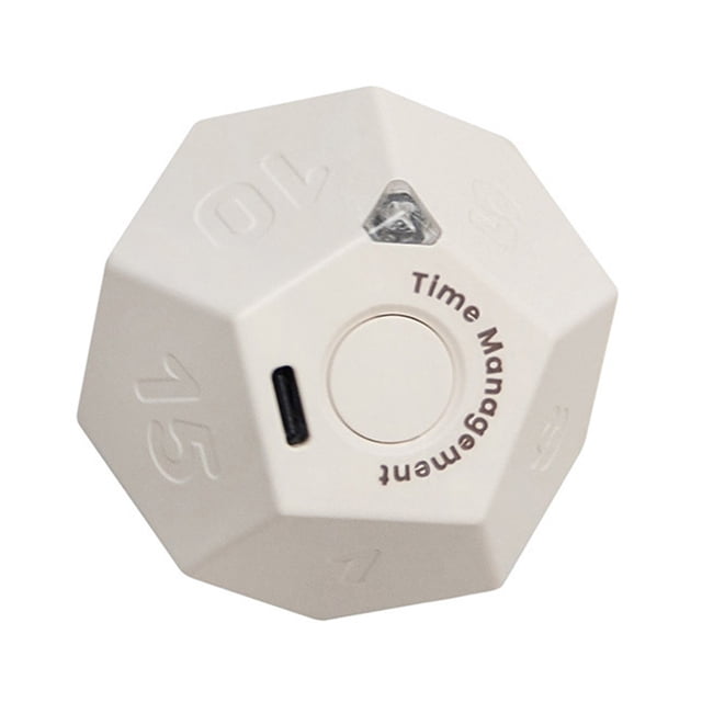 LCXmlly Simple Flip Timer Ball Rechargeable Mini Timer Easy to Use with Dual Alarm Clock Mode Pomodoro Timer Cooking Supplies
