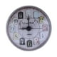 thumbnail image 1 of Mini Reloj de Pared Decorativo Cocina Reloj de Ventosa para Cocina Creativo Firmemente de Pared Gris perfecl Mini reloj de baño, 1 of 8