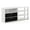 White, variant on Pemberly Row TV Stand for up to 55-Inch with Stainless Steel Tubes