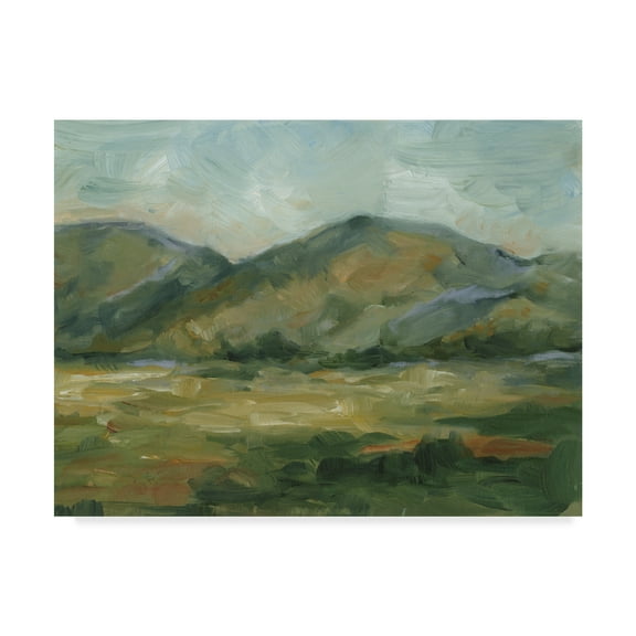 Trademark Fine Art 'Impasto Landscape II' Canvas Art by Ethan Harper