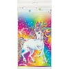 Rainbow Majesty by Lisa Frank Plastic Tablecloth, 84" x 54"