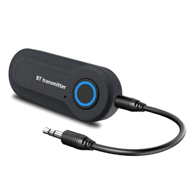 JUNWELLBluetooth Transmitter 3.5MM Jack Audio Adapter Wireless Bluetooth Stereo Audio Transmitter Adapter For PC TV Headphones
