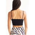 thumbnail image 4 of Ragstock Black Seamless Lace Trim Cami, 4 of 4