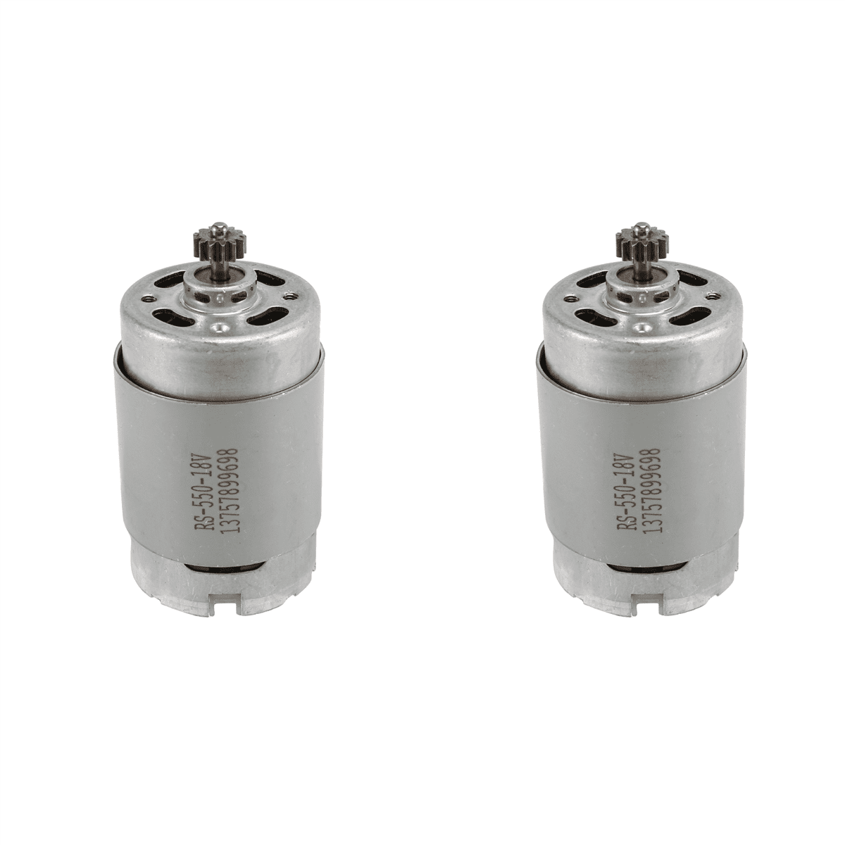 2X DC RS550 Motor 13 Teeth 9.5 mm Replace for Cordless Drill Screwdriver 18V