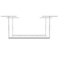 thumbnail image 2 of MonsterRax 4x6 Overhead Garage Storage Rack - 500lb Weight Capacity - Adjustable Height - (24" - 45", White), 2 of 5