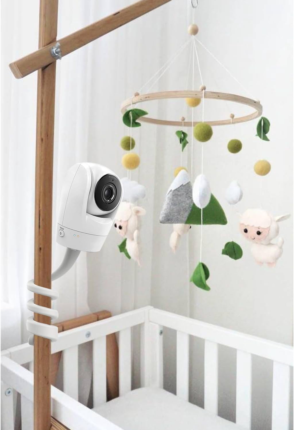 Upgraded Safer Baby Monitor Mount for VTech Baby Monitor, Flexible Twist Mount for VTech New VM901, VM928HD and VM919HD