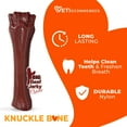 thumbnail image 5 of Nylabone Power Chew Knuckle Bone Dog Toy, Dog Chew Toy, Beef Flavor, X-Large, 1 Count, 5 of 16
