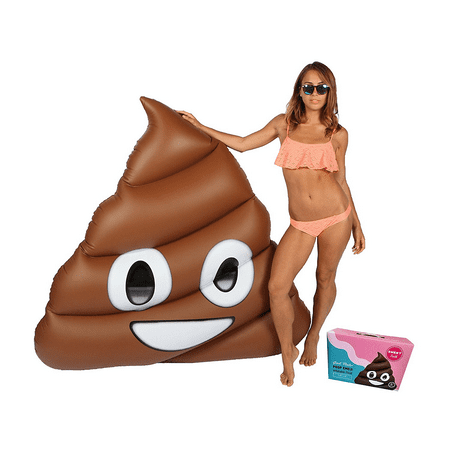 Sweet Tooth - Premium Giant Poop Emoji Pool Floats for Adults and Kids - Swimming Inflatable Float as Adult Swim