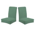 thumbnail image 1 of Matsuzay 2 piezas de fundas para sillas divididas de grano de maíz, funda protectora sólida resistente al desgaste, Protector exterior, elementos Decoración del hogar ejercito verde Matsuzay HA012477-02, 1 of 6