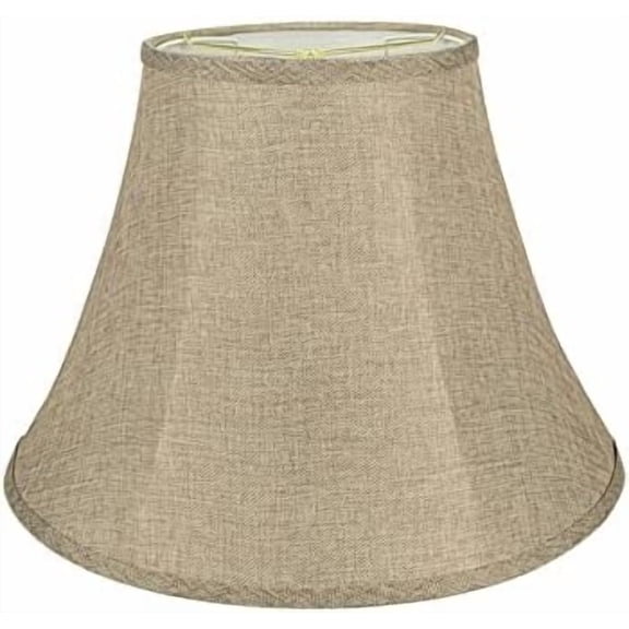 38001 Transitional Bell Shaped Collapsible Spider Construction Lamp Shade in Wheat, 9" Top x 18" Bottom x 13" Slant Height$$Tools & Hardware Other