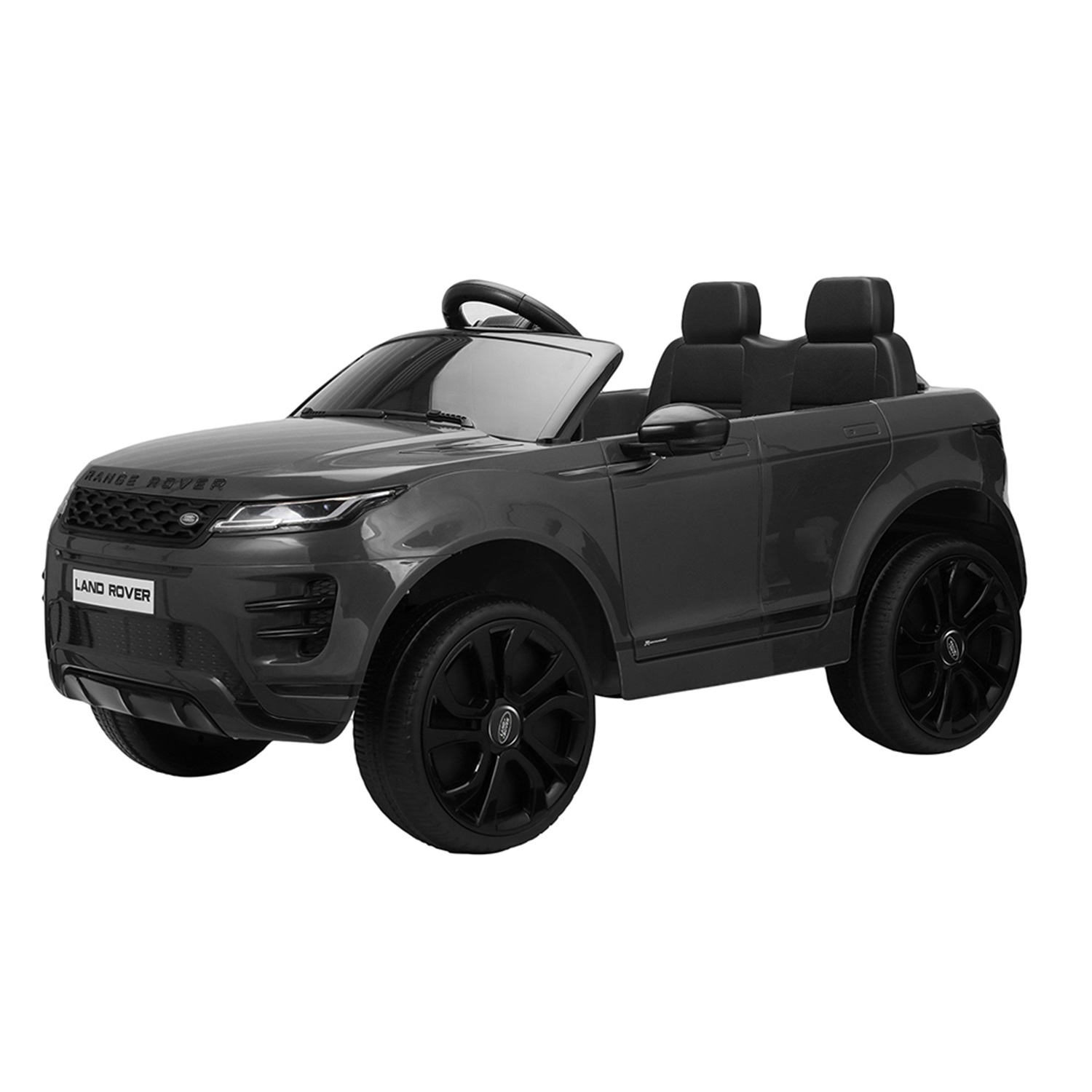 CIPACHO Licensed Land Rover Ride on Cars Toy with 2.4G Remote Control, 12V Car for Kids, Double Doors, LED Lights, Black