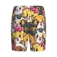 thumbnail image 5 of Naloa Cute Cat Cartoon Men's Short Pajama Pants, Lounge Comfort Shorts with Elasticized Waistband and Side Pockets - Large, 5 of 9