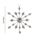 thumbnail image 3 of Adornos navideños, adornos para árboles de Navidad, adornos navideños de metal forjado con forma de copo de nieve y diamantes, decoración para árboles de Navidad, adornos para festivales., 3 of 6