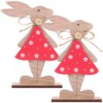 thumbnail image 1 of 2Pcs Easter Wood Bunny Table Decoration Spring Bunny Wood Tabletop Easter Decoration, 1 of 7