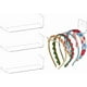 thumbnail image 1 of Pack de 4 soportes acrílicos para diademas, organizador de coleteros, estantes flotantes para diademas, expositor de pared para diademas, 1 of 6