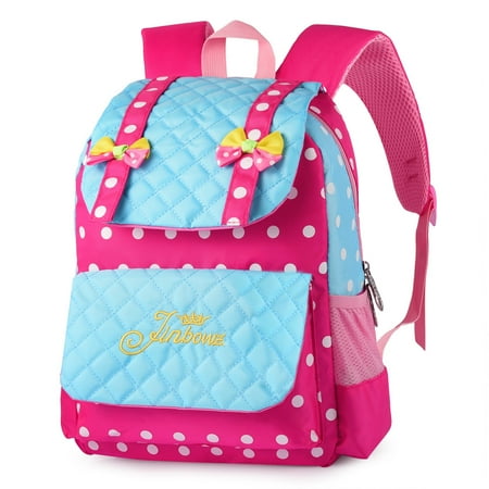 Casual School Bags, Vbiger Nylon Shoulder Daypack Children School Backpacks for Girls,