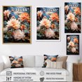 thumbnail image 4 of Designart "China Art Graceful flowers I" Floral Floater Framed Canvas Print, 4 of 7