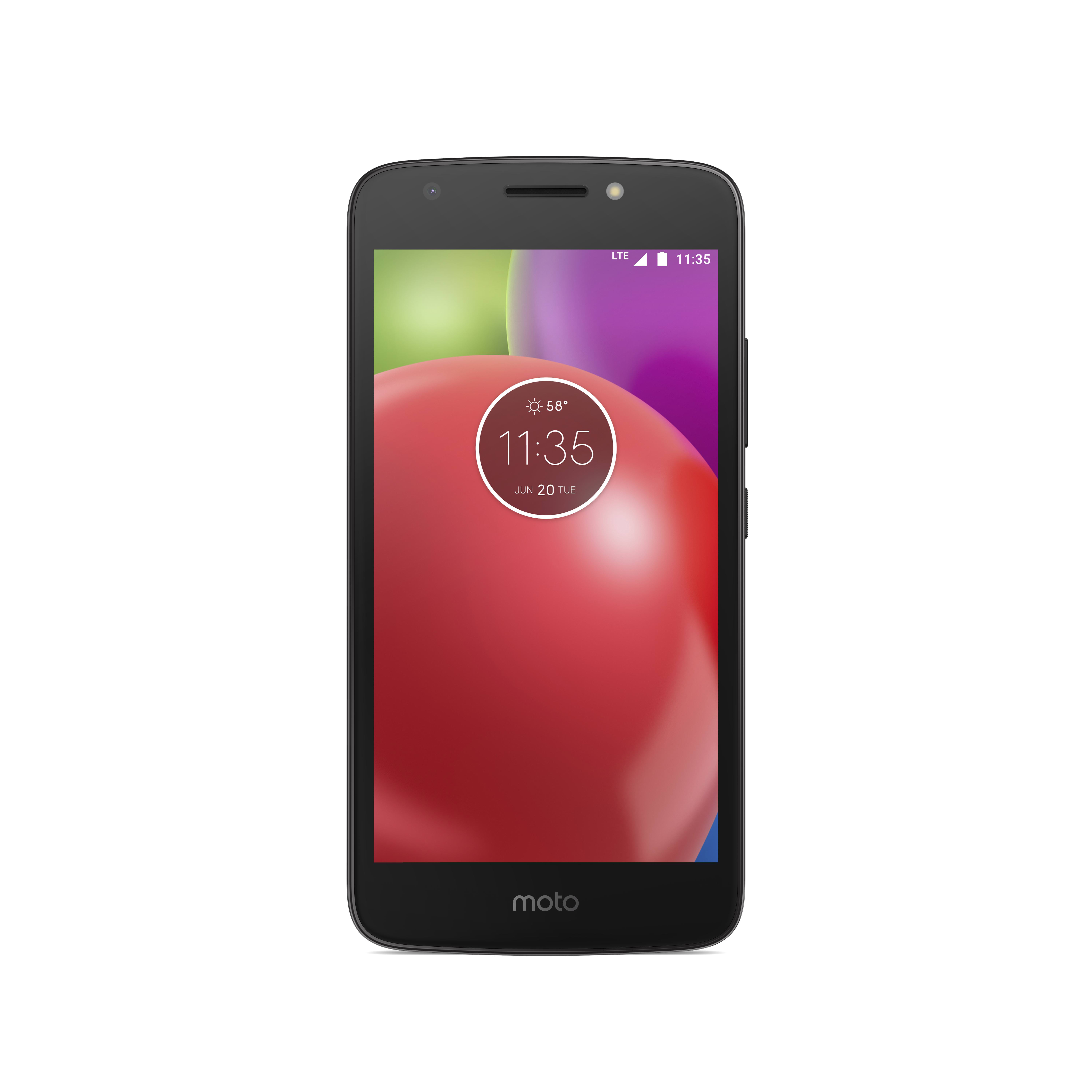 Boost Mobile Motorola Moto E4 16GB Prepaid Smartphone, Black - Walmart.com