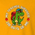 thumbnail image 3 of Wild Bobby My Teacher Survived 100 Days of Me Funny Dinosaur Cool Dino, 100 Days of School 2024 2025 Design for Kids Youth Boys Girls School Unisex Boys Girls Graphic Youth T-Shirt, 3 of 6