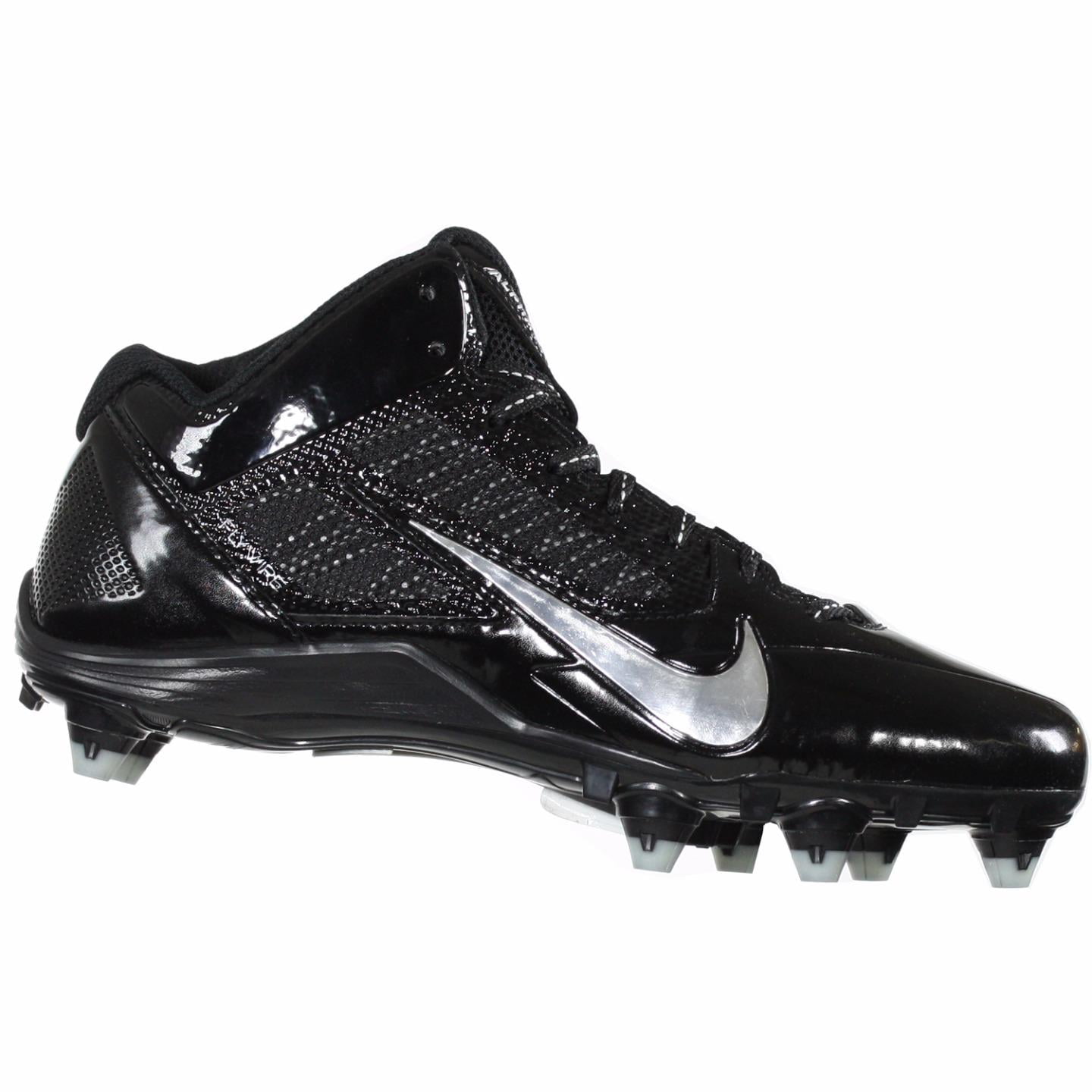 nike alpha cleats black