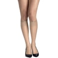 thumbnail image 2 of Hanes Silk Reflections Silky Sheer Knee Highs with Reinforced Toe, 2-Pairs Nude Women's, 2 of 5