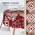 thumbnail image 3 of LNWH Boho Tribal Art Round Tablecloth, Resistant Wrinkle Resistant Washable Tablecloth, 60in, 3 of 8