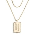 thumbnail image 2 of WEAR by Erin Andrews x Baublebar Arizona Cardinals Gold Dog Tag Necklace, 2 of 3