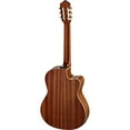 thumbnail image 4 of Ortega Guitars 6 String Performer Series Left-Handed Solid Top Slim Neck Acoustic-Electric Nylon Classical Guitar w/Bag, (RCE138SN-L), 4 of 4