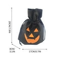 thumbnail image 4 of Floleo Halloween Pumpkin Burlap Candy Bags Bulk With Drawstring Bags Pumpkin Goody Bags Trick Or Treat Halloween Burlap Bags For Kids Halloween Party Favor Bags, 4 of 6