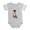 Heather Gray, variant on CafePress - Boxer Puppy - Cute Infant Baby Football Bodysuit