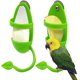 thumbnail image 1 of Yaju Stand Holder Feeding Cup Rack Birdcage Accessories2pcs-green, 1 of 3