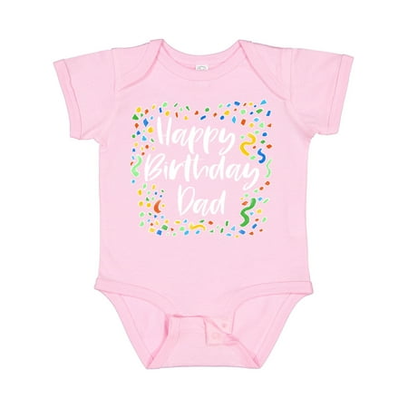 

Inktastic Happy Birthday Dad Gift Baby Boy or Baby Girl Bodysuit